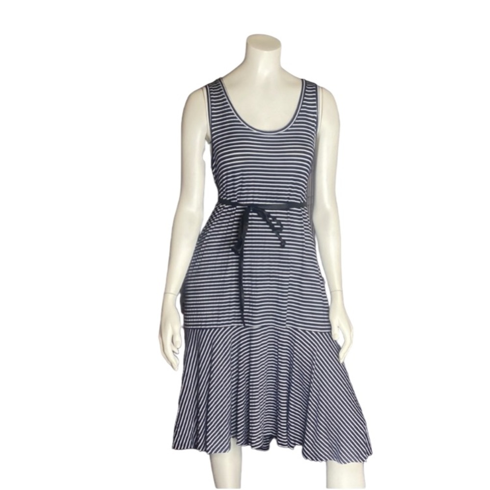 Hyfive navy and white Jersey dress